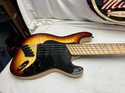 Halo Custom Guitars Custom Shop Clarus 5 Multiscale multi-scale Fanned Fret 5-string Bass - Image 2