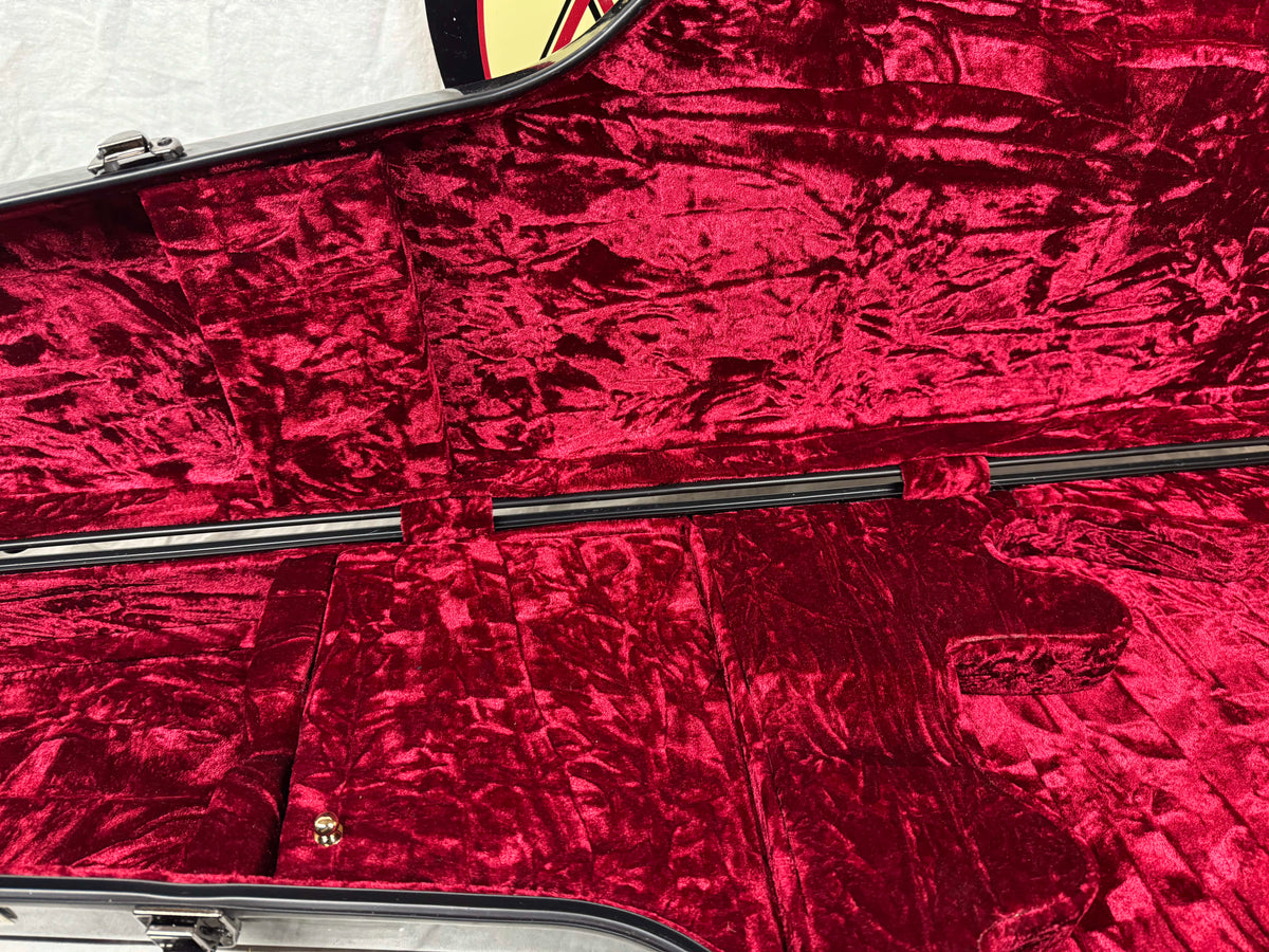 Crossrock CRF1000GSTBK CRF1000 GST BK Fiberglass Guitar Case for S-style & T-style Guitars