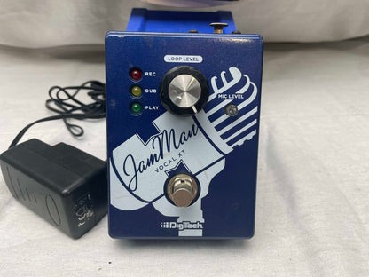 DigiTech JMVXT JamMan Vocal XT Vocal Looper Pedal with Power Supply