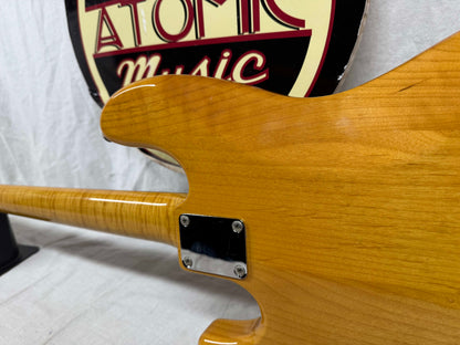 Fender Jazz Bass 4-string J-Bass - photo - Foto Flame - MIJ Made In Japan 1994 - 1995