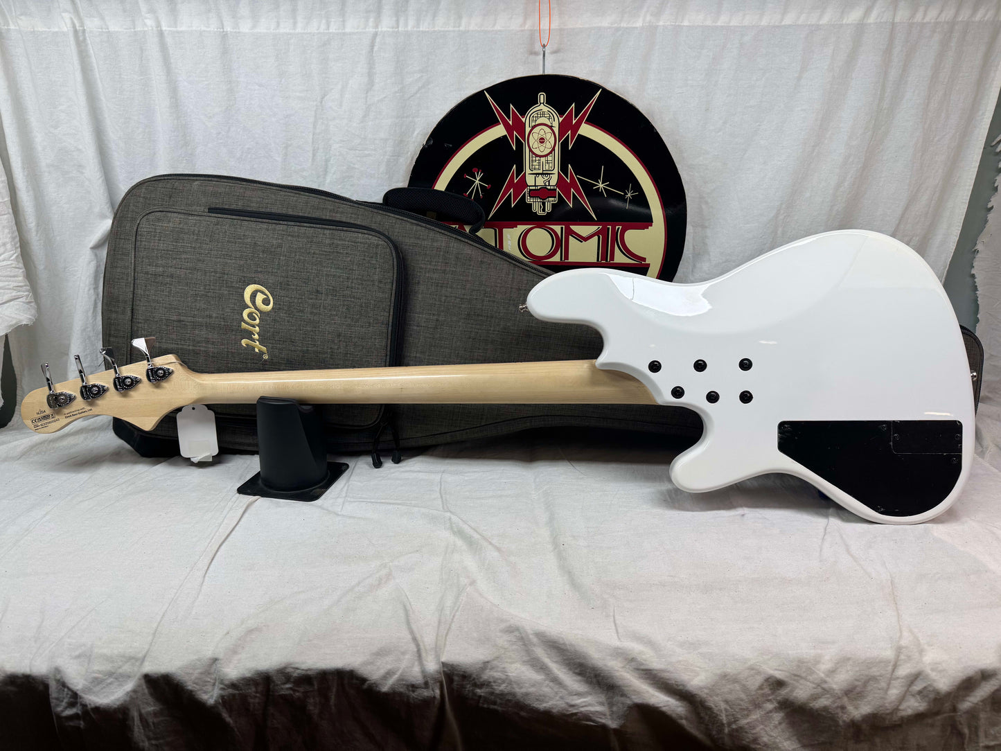 Cort Elrick NJS 4 njs4 4-string Bass with Gig Bag 2022 - White
