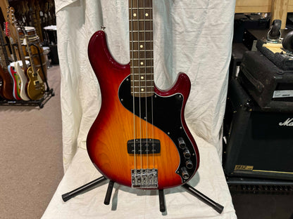 Fender Deluxe Dimension Bass IV 4-string Bass 2014 - Aged Cherry Burst / Rosewood fingerboard