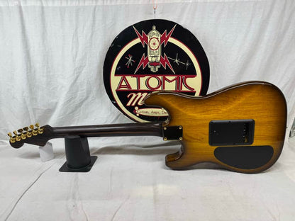 Warmoth S-style HSS Guitar with EMG Pickups by Houston Electric Guitar Jerry DeLue - Image 8