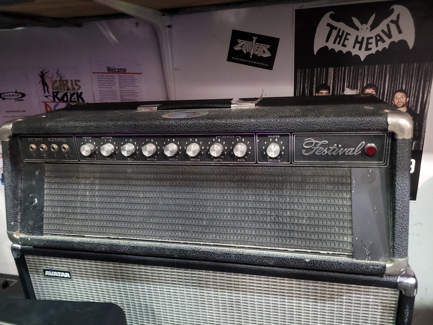 Peavey Festival 220 Series 110-Watt Guitar Head Early 1970s - Local Pickup Only
