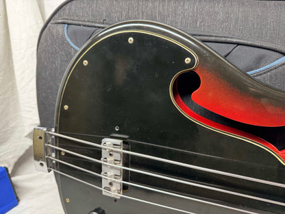 Ampeg AEB-1 aeb1 4-string Scroll Bass with Gig Bag