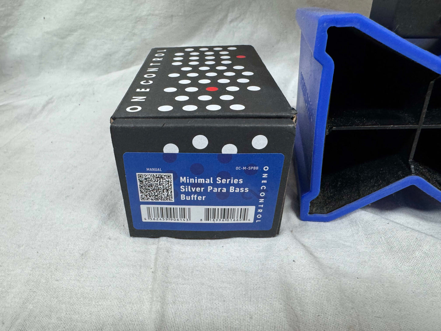 One Control Minimal Series Silver Para Bass Buffer Pedal with Box