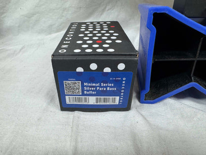 One Control Minimal Series Silver Para Bass Buffer Pedal with Box