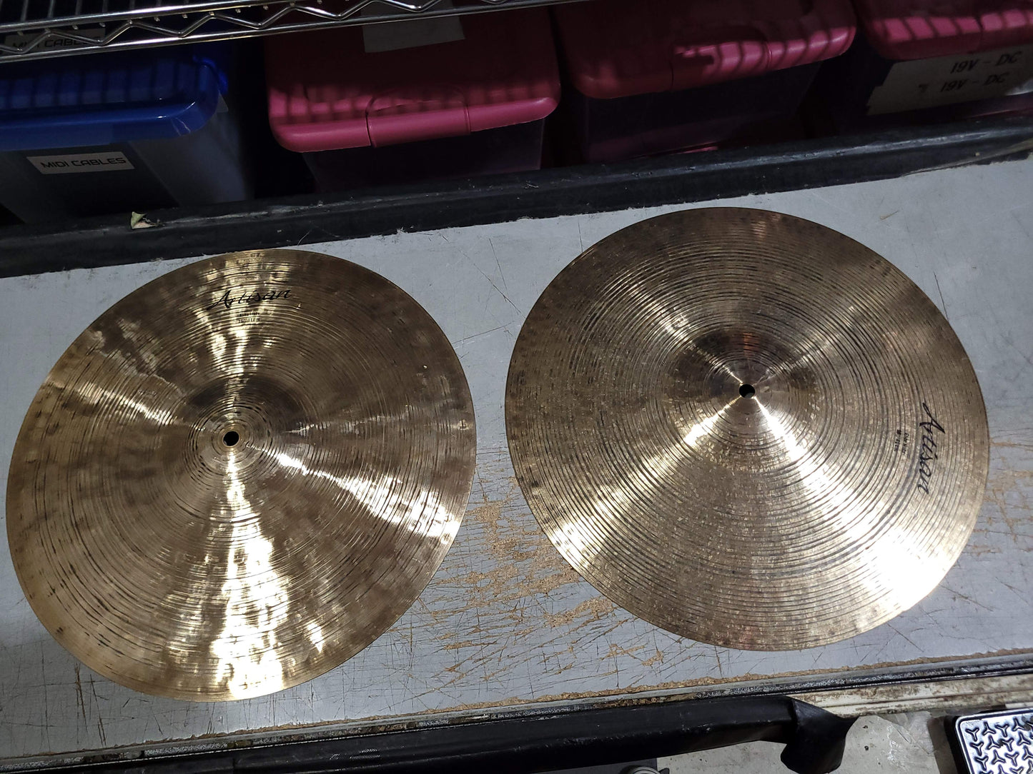 Sabian 16" Artisan Elite Hi-Hat Cymbals (Pair) 2017 - 2018 - Natural