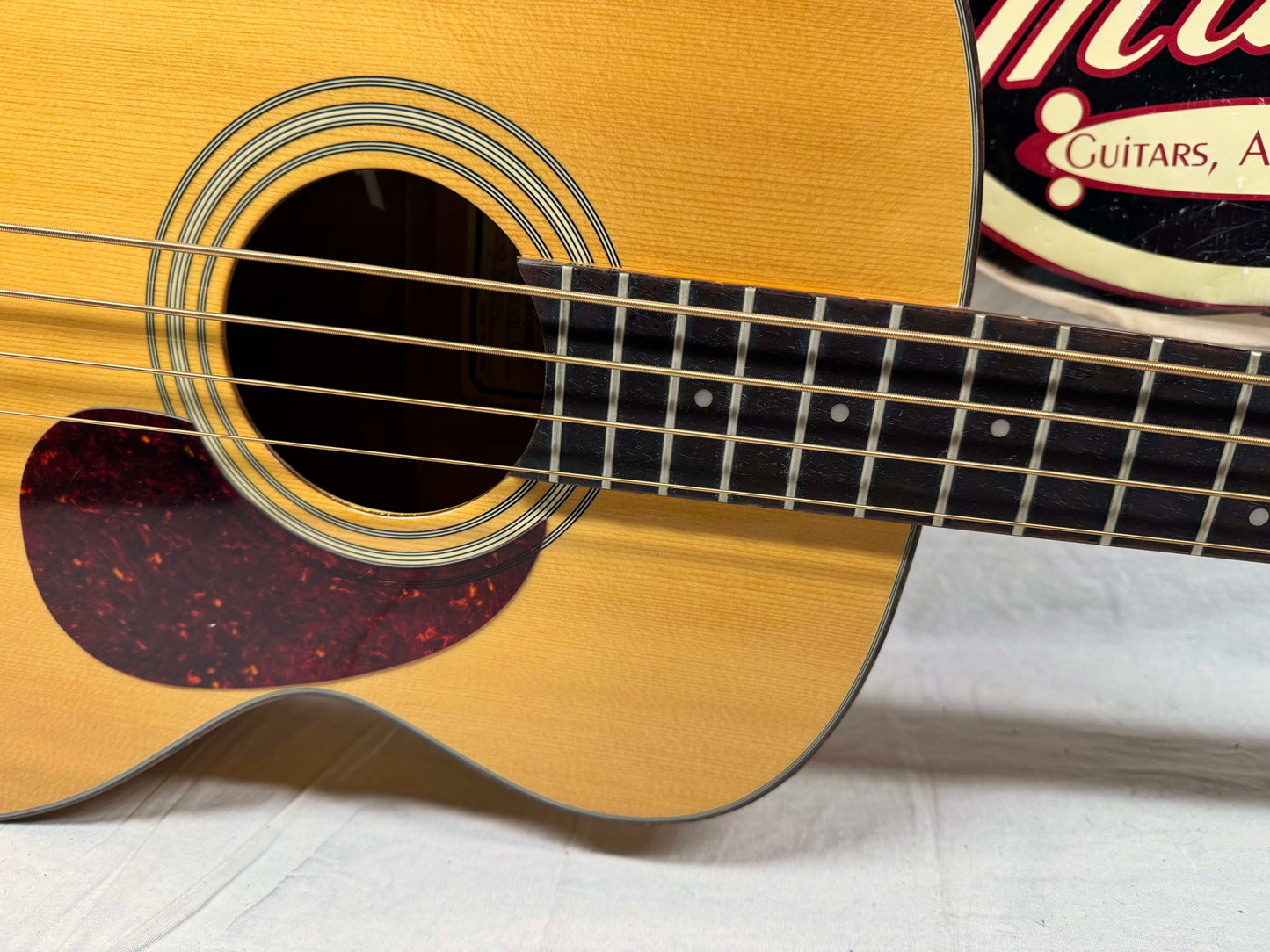 Sigma Guitars STB-ME Acoustic-Electric Bass with Case - MIK Made In Korea 1992 - Natural