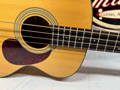 Sigma Guitars STB-ME Acoustic-Electric Bass with Case - MIK Made In Korea 1992 - Natural
