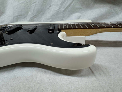 Fender American Performer Stratocaster Guitar with Rexylab Ultimate Strat upgrades/mods + Case 2023 - Arctic White / Rosewood fingerboard