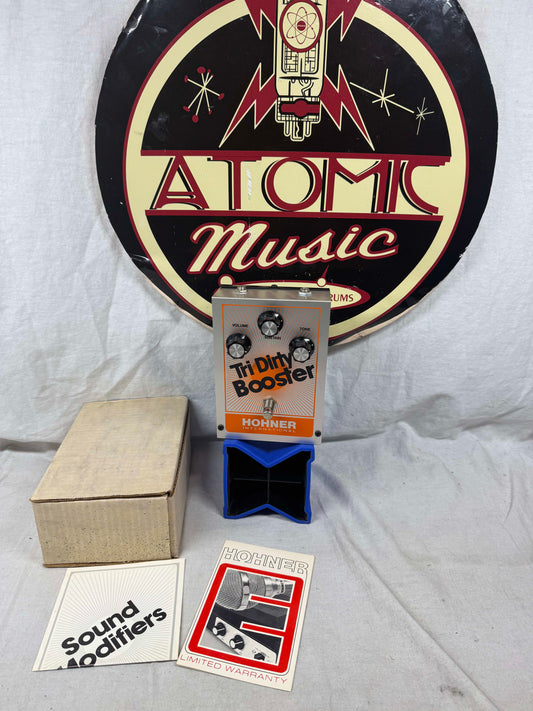 Hohner MF-50 Tri Dirty Booster Boost Pedal with Box Vintage