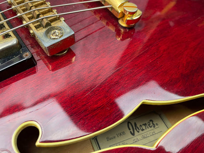 Ibanez SA-400CH SA-400 CH Semi-Hollowbody Guitar with Case - MIJ Made In Japan 1979 - Cherry