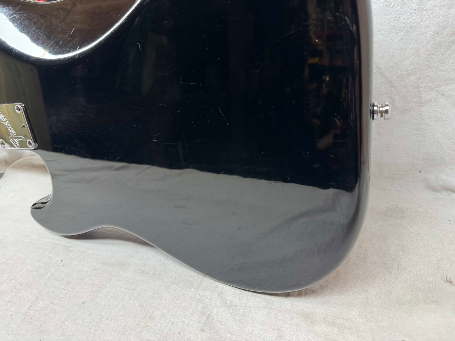 Fender USA Dan Smith era Stratocaster Guitar with Case 1983 - Black / Maple neck