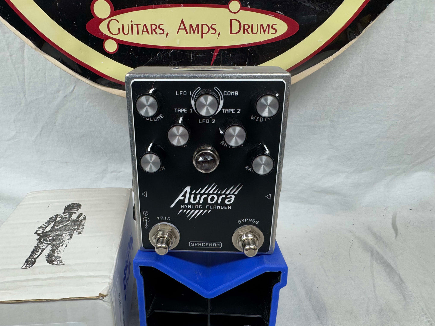 Spaceman Aurora Analog Flanger Pedal with Box