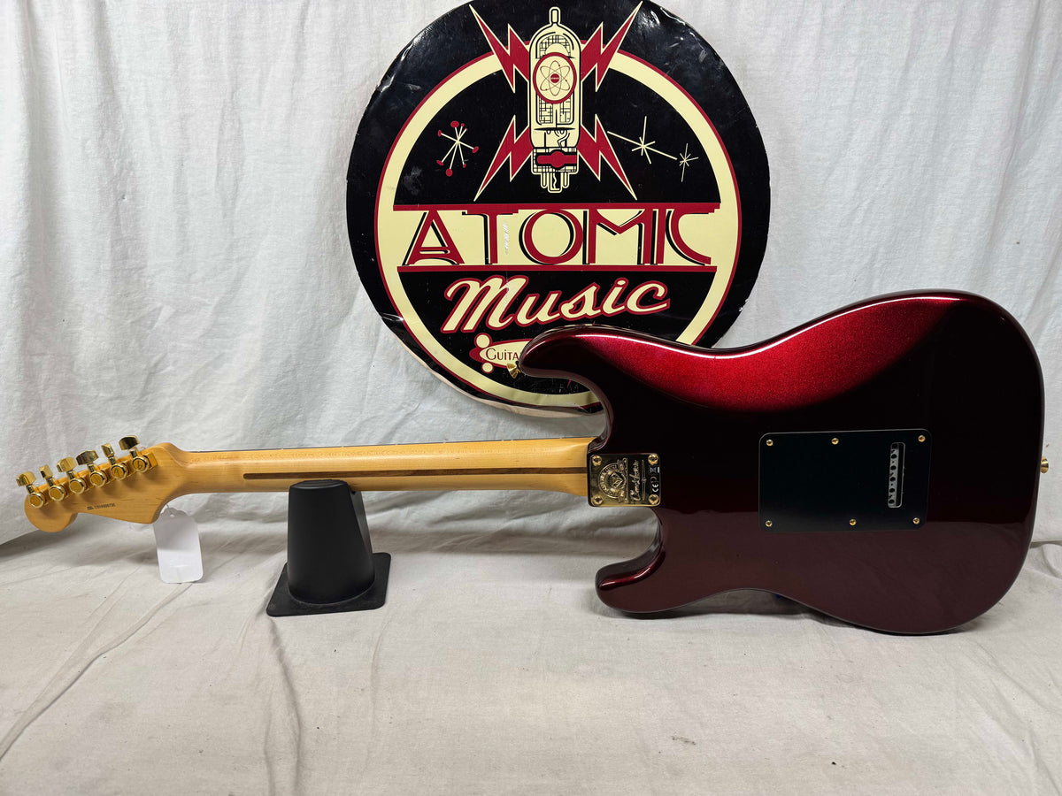Fender Chuck Levin's Washington Music Center 60th Anniversary American Stratocaster Guitar 2018 -- 1 of 30!! - Bordeaux Metallic