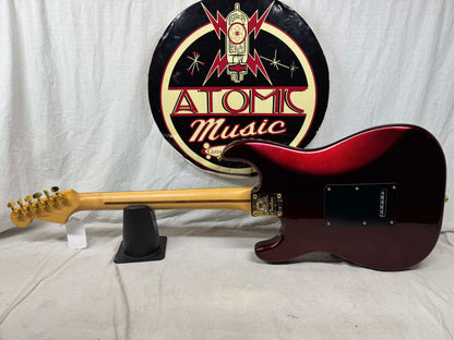 Fender Chuck Levin's Washington Music Center 60th Anniversary American Stratocaster Guitar 2018 -- 1 of 30!! - Bordeaux Metallic