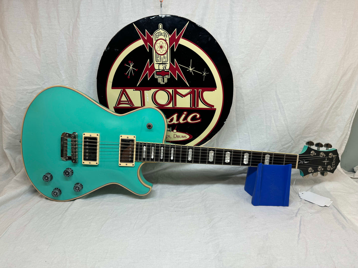 Knaggs DR-DOUG Doug Rappoport Signature Model Kenai Singlecut Guitar with Case - Sea Foam Green