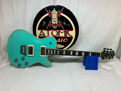 Knaggs DR-DOUG Doug Rappoport Signature Model Kenai Singlecut Guitar with Case - Sea Foam Green