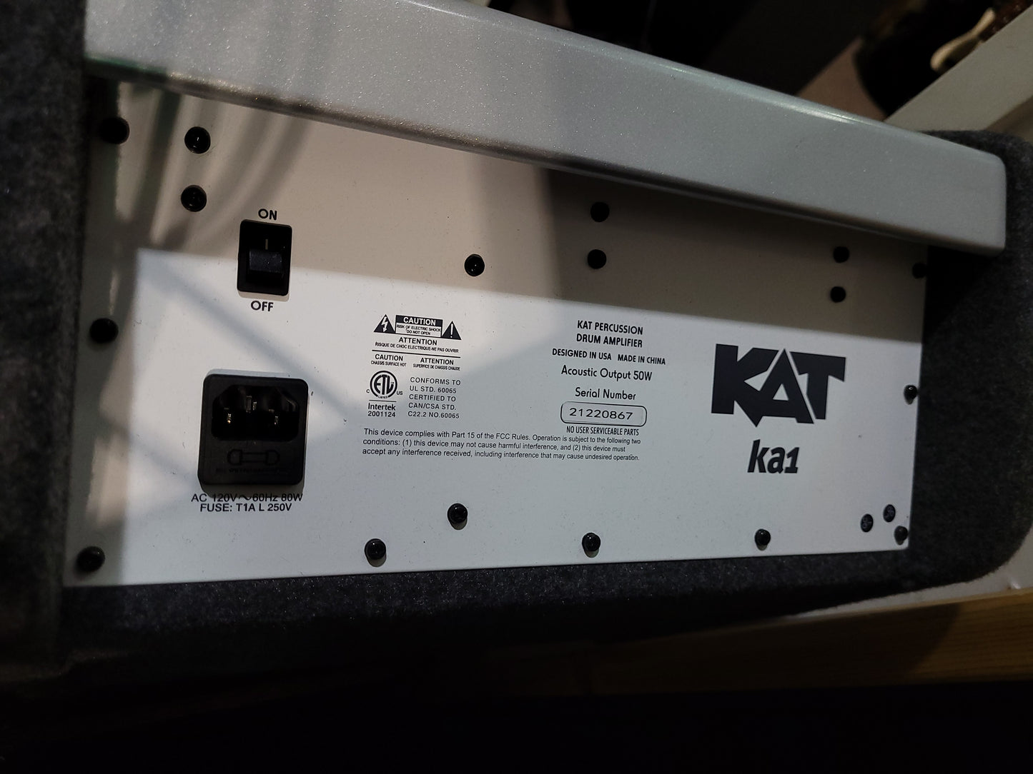 KAT Percussion KA1 50w Drum Amp - Local Pickup Only