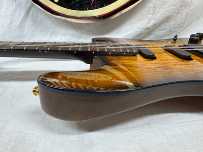 Warmoth S-style HSS Guitar with EMG Pickups by Houston Electric Guitar Jerry DeLue
