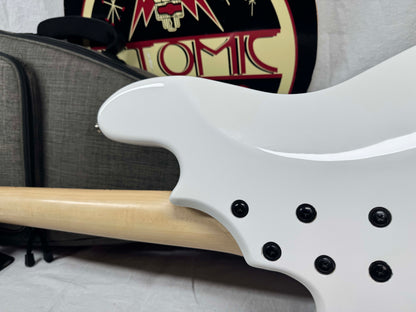 Cort Elrick NJS 4 njs4 4-string Bass with Gig Bag 2022 - White