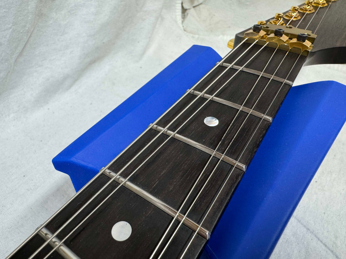 Warmoth S-style HSS Guitar with Lace Sensor Hot Gold Pickups by Houston Electric Guitar Jerry DeLue