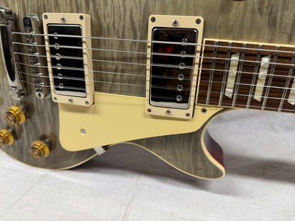 Gibson Custom Shop Les Paul Standard Rock Top Guitar with COA + Case 2017 - Fossilized Flamed Malechite