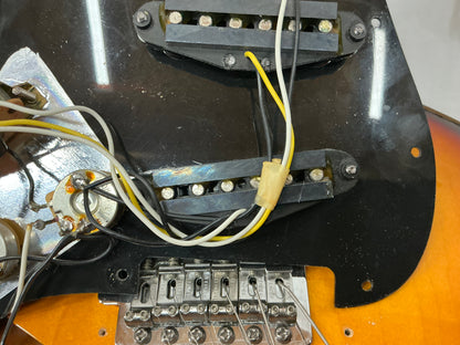 Fender PARTS Stratocaster Guitar - 2002 MIM Standard neck on ? body with WD pickguard + ? pickups