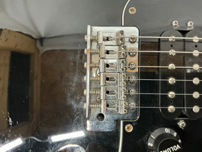 Fender Standard Stratocaster Electric Guitar NECK AND MIDDLE PICKUPS REPLACED - Black