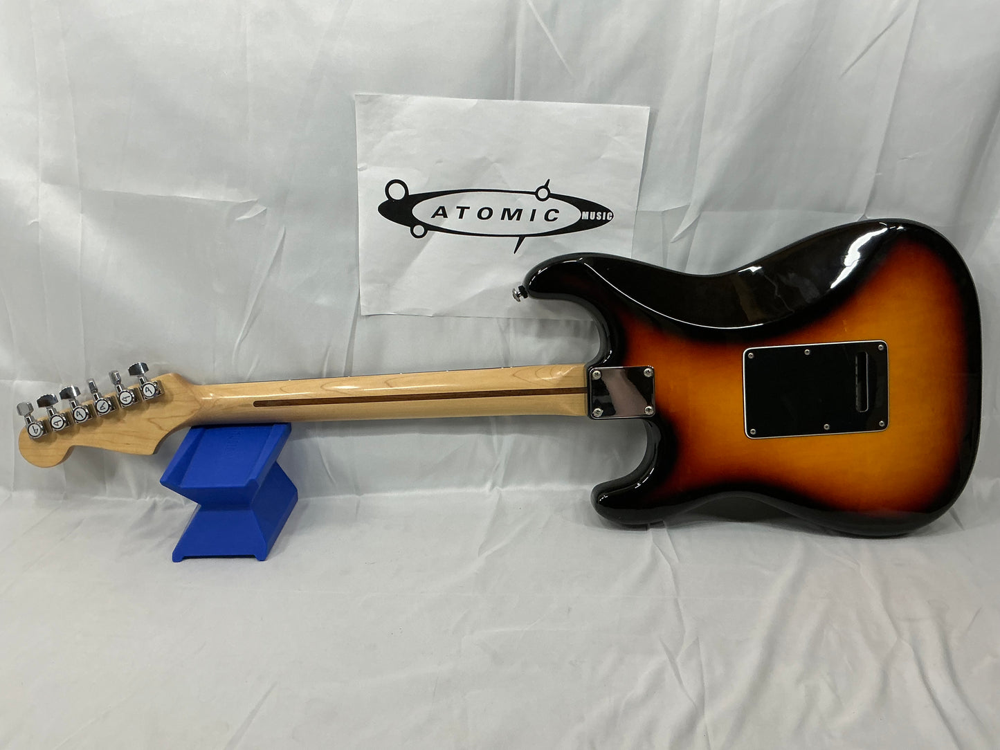 Fender PARTS Stratocaster Guitar - 2002 MIM Standard neck on ? body with WD pickguard + ? pickups