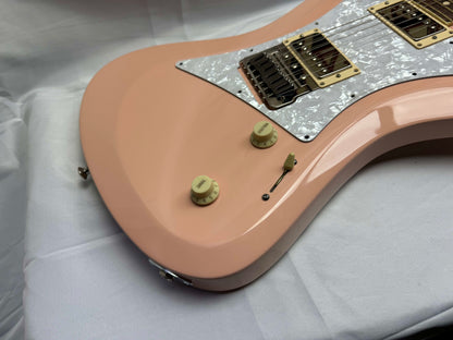 Knaggs Tuckahoe Trembuck #70 Guitar with Case 2023 - Shell Pink / Mahogany body / Maple neck / Nickel hw / Gloss finish