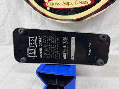 Dunlop GCB-95 gcb95 Cry Baby crybaby Wah Pedal - brown PCB  1980s - - missing rubber tread topper