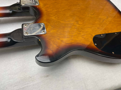Ibanez Studio Series ST1200 Studio Twin 6/12 Double Neck doubleneck Guitar with Case MIJ Made In Japan 1978 - Brown Sunburst