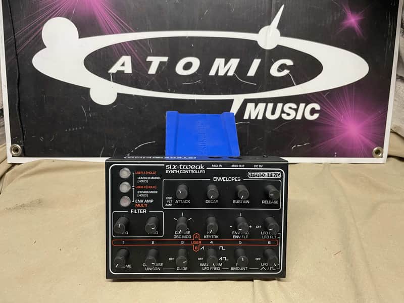 Stereoping CE-1 Six-Tweak Synthesizer MIDI Controller for Sequential Circuits SCI Six Trak