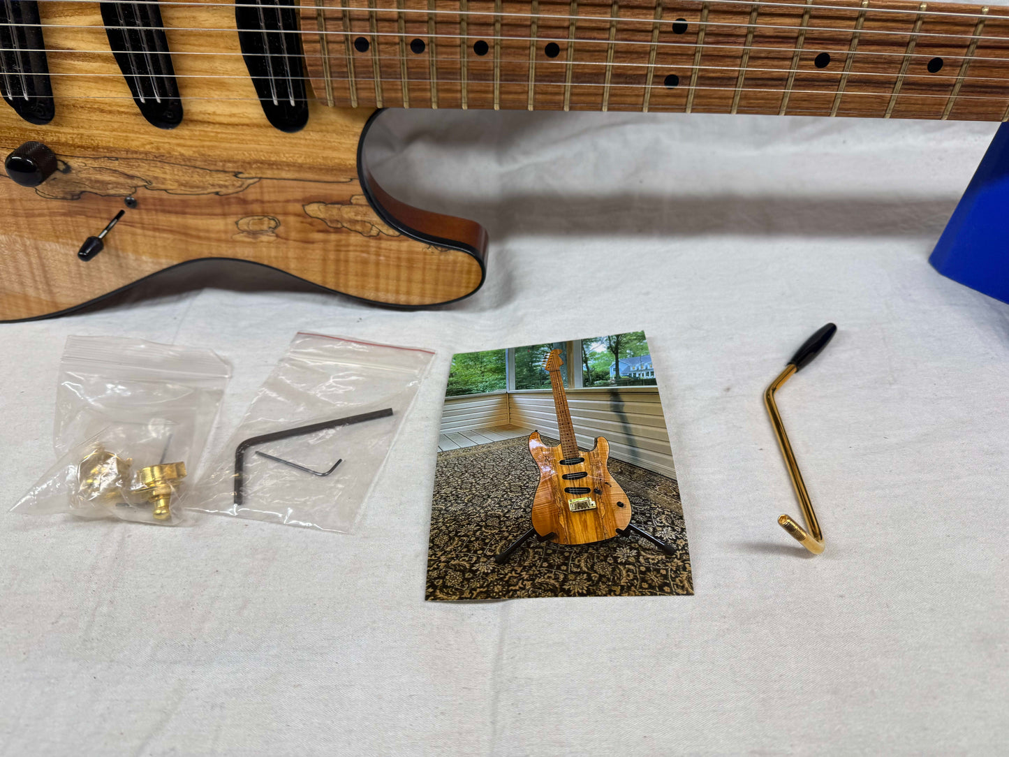 Warmoth S-style Guitar with Joe Barden Pickups by Houston Electric Guitar Jerry DeLue