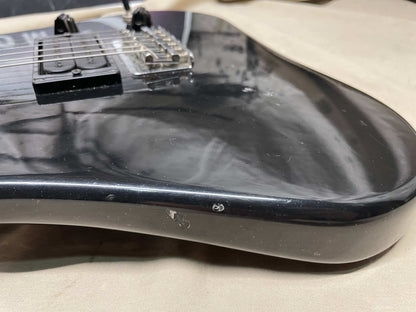 Guitarification Doublecut Electric Guitar - Black / Maple