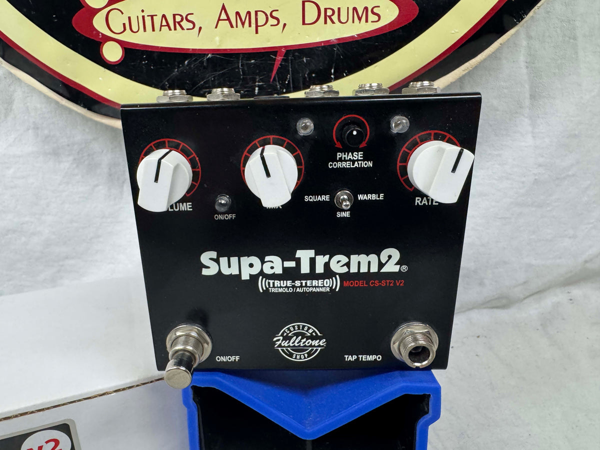 Fulltone Custom Shop CS-ST2 V2 Supa-Trem2 supa trem 2 Tremolo Pedal with Box