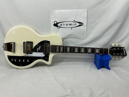 Airline Twin Tone Electric Guitar - White