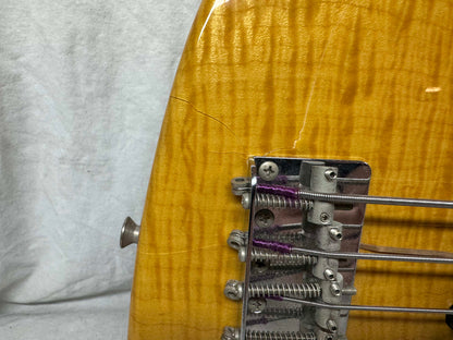 Fender Jazz Bass 4-string J-Bass - photo - Foto Flame - MIJ Made In Japan 1994 - 1995