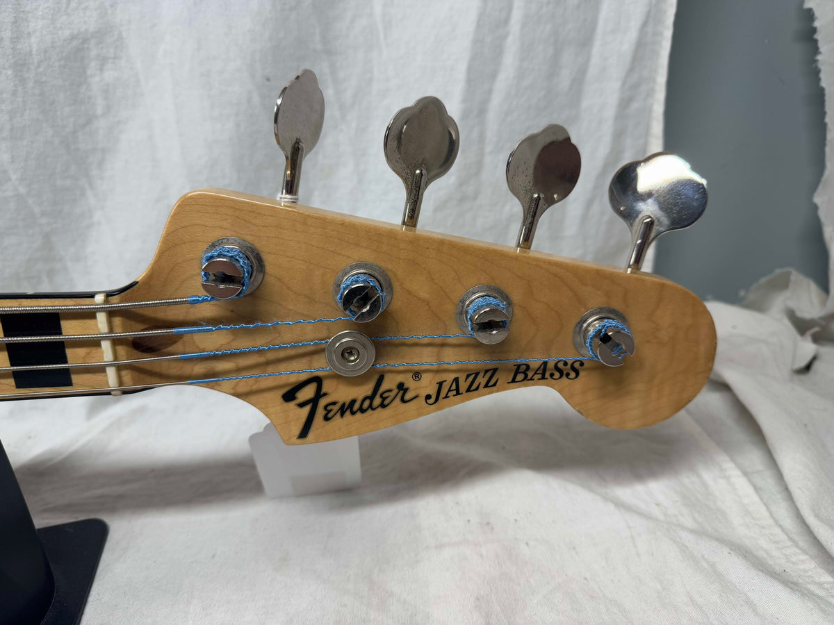Fender Geddy Lee Signature Jazz Bass 4-string J-Bass - CIJ Crafted In Japan 2002 - 2004 - Black / Maple neck