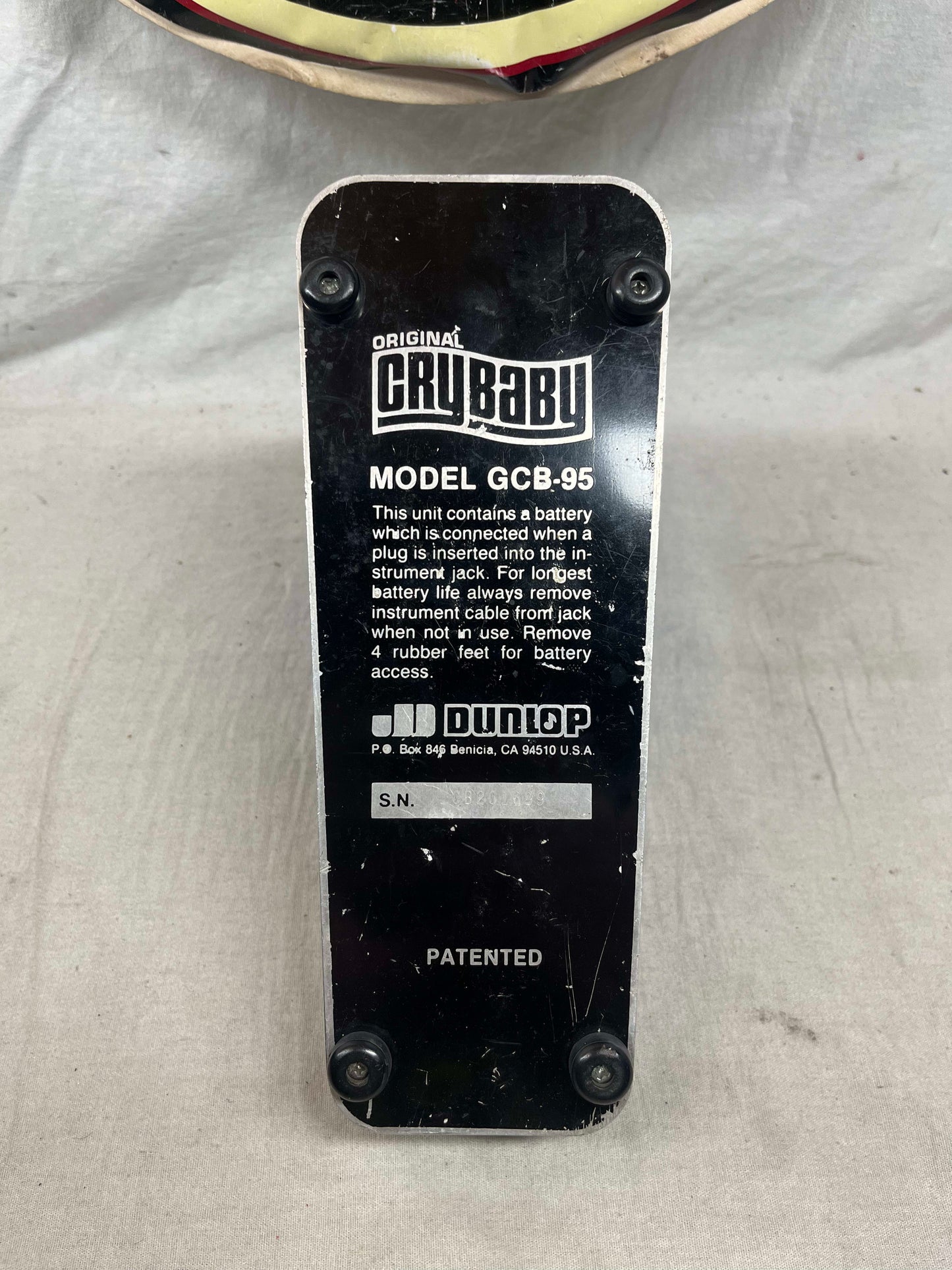 Dunlop GCB95 GCB-95 Cry Baby crybaby Wah Pedal - Rev D Circuit