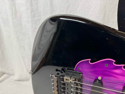 Squier by Fender MIJ Made In Japan Stratocaster Guitar with Floyd Rose + EMGs Upgrades + Case - Image 4