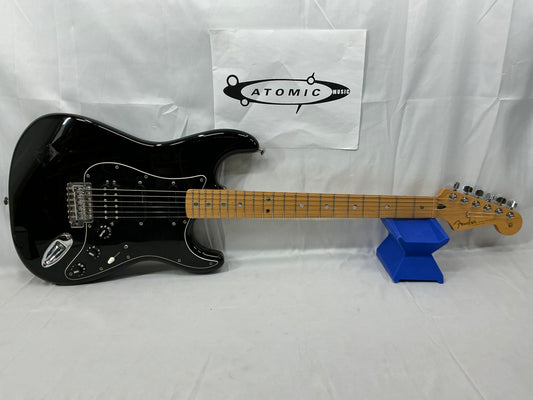 Fender Standard Stratocaster Electric Guitar NECK AND MIDDLE PICKUPS REPLACED - Black