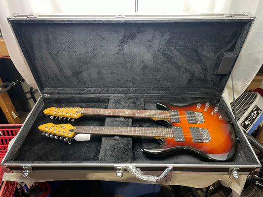 Peavey USA Hydra Doubleneck double neck 12/6 Guitar with Case