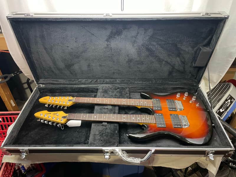 Peavey USA Hydra Doubleneck double neck 12/6 Guitar with Case