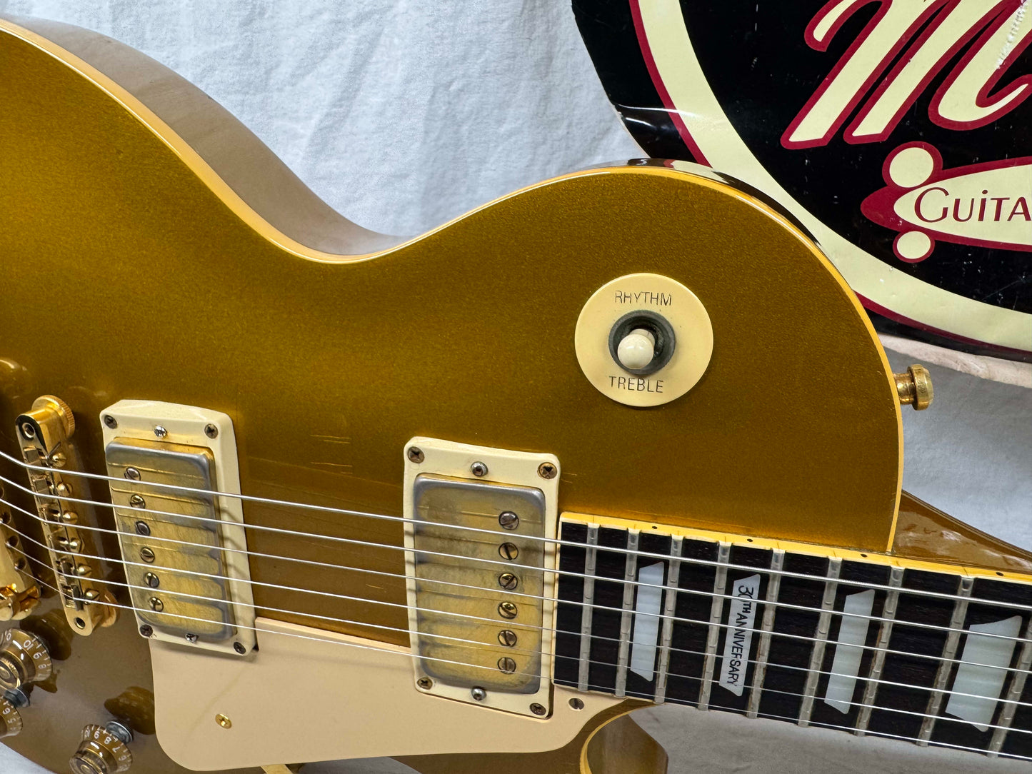 Gibson 30th Anniversary Les Paul Goldtop Guitar 1980s  - Very Rare! - Gold BULLION Top & Back!