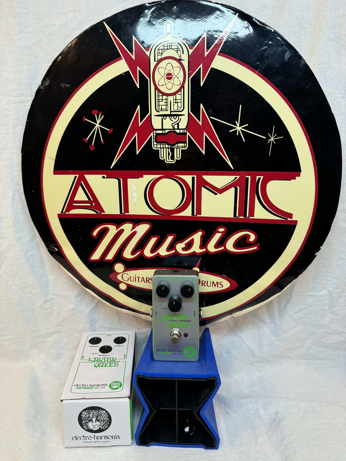 Electro-Harmonix + JHS Pedals Lizard Queen Octave / Distortion Octave Fuzz Pedal with Box