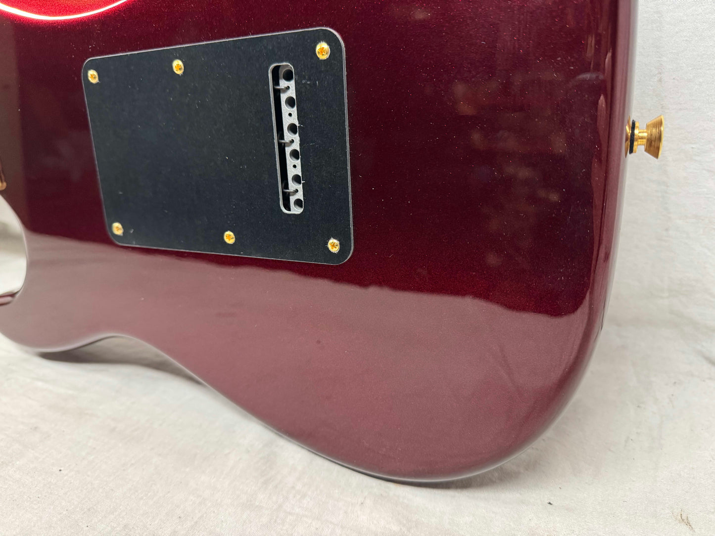 Fender Chuck Levin's Washington Music Center 60th Anniversary American Stratocaster Guitar 2018 -- 1 of 30!! - Bordeaux Metallic