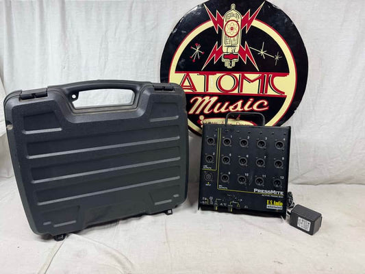 Whirlwind U.S. Audio PressMite press mite Active Press Box Mixer with Power Supply +Case